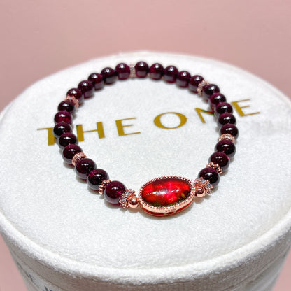 精品*紫牙烏 x 斑彩石