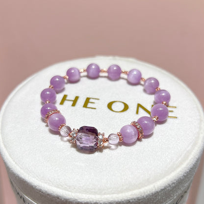 精品*紫鋰輝 x 紫水晶魔方