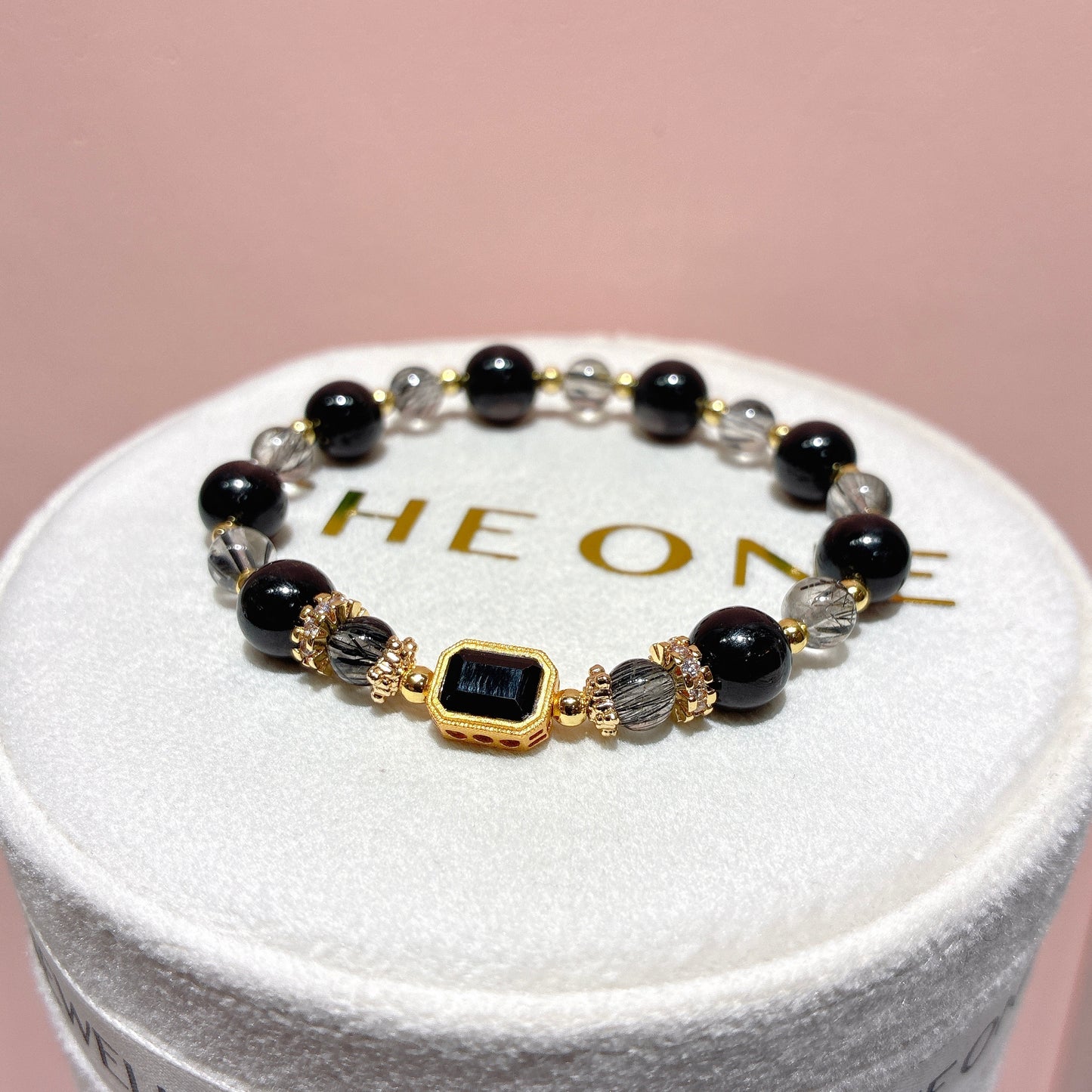 精品*金運石 x 黑順髮晶