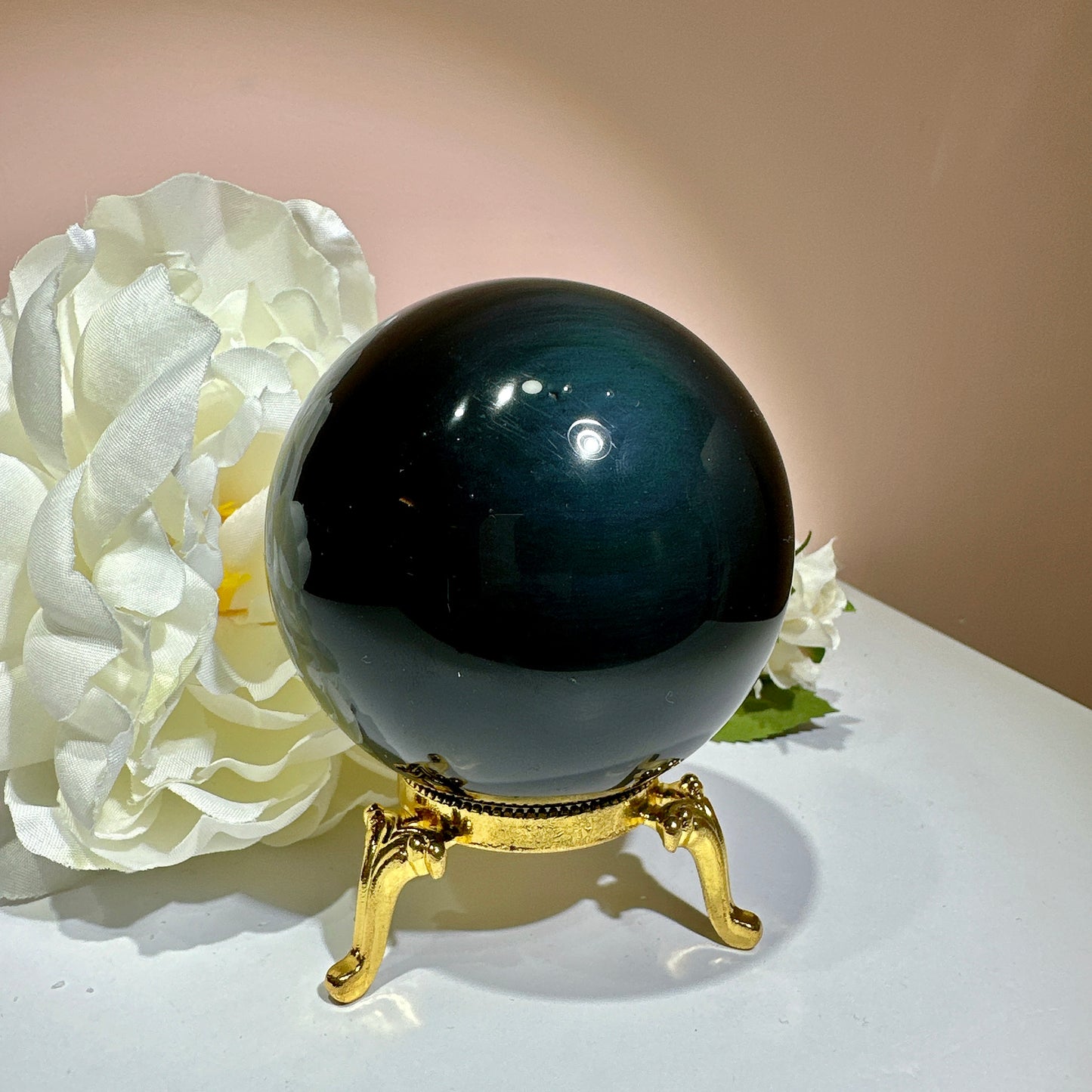 彩曜石水晶球 (70.5mm)