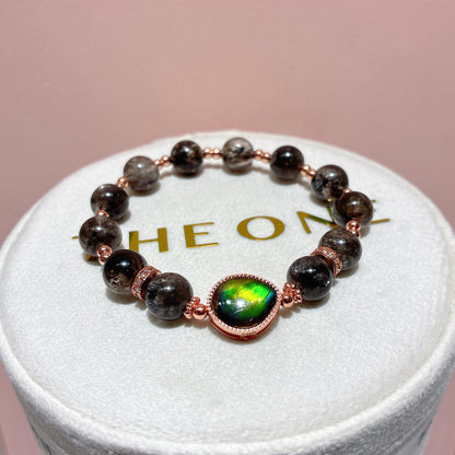 頂級*黑閃靈鑽 x 斑彩石