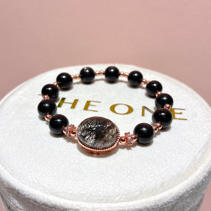 精品*金運石 x 黑髮晶