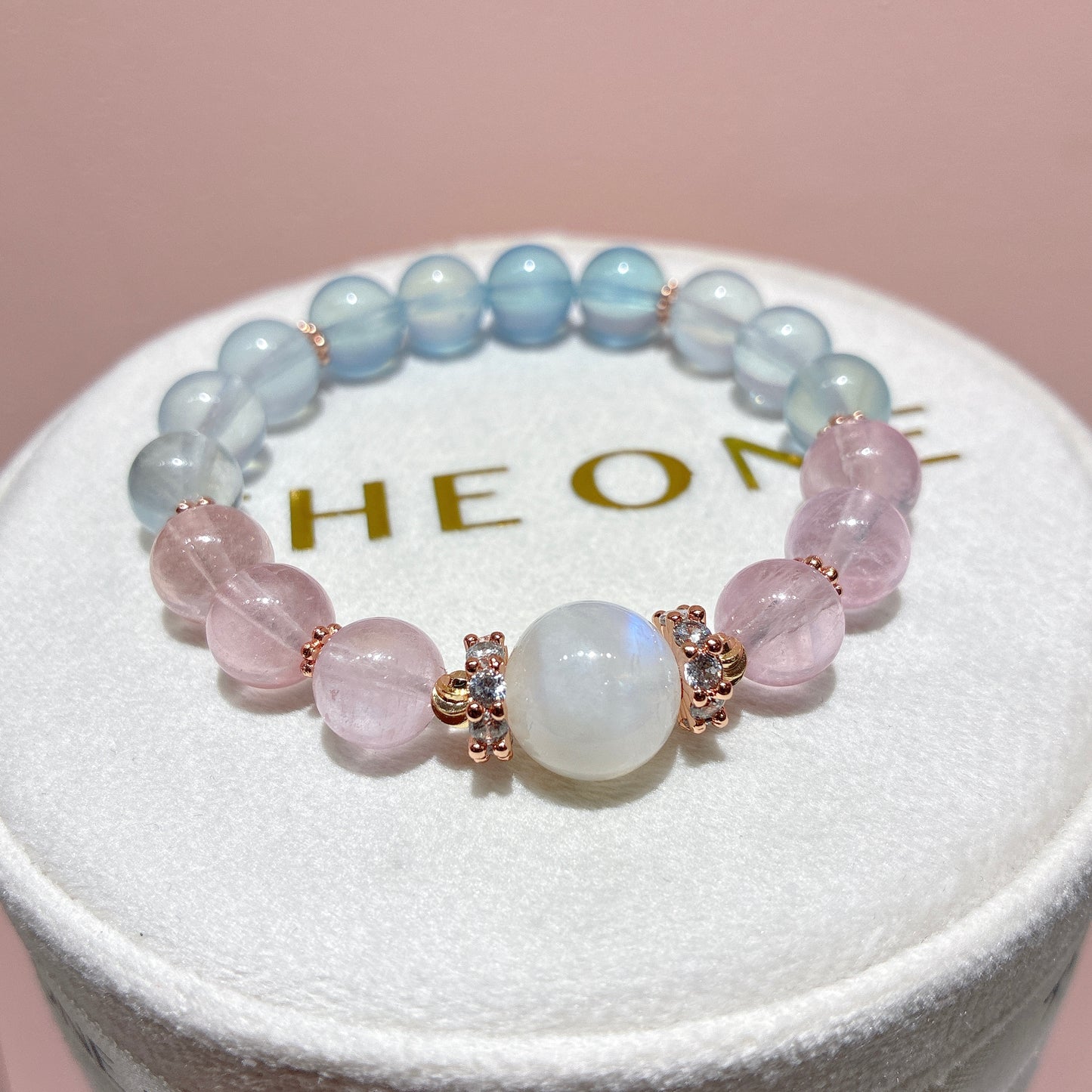 精品*冰種摩根石 x 月亮石