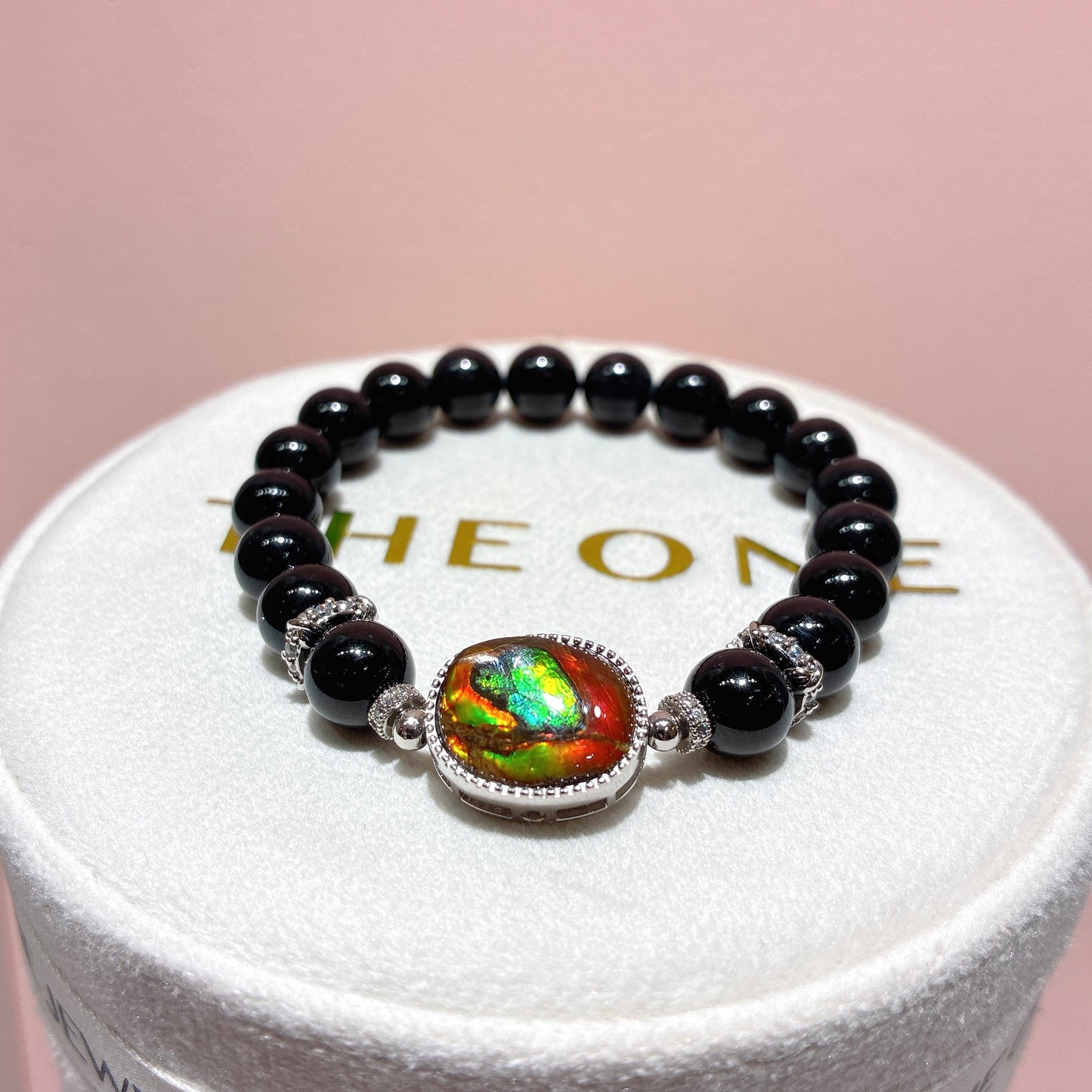 精品*黑碧璽 x 斑彩石