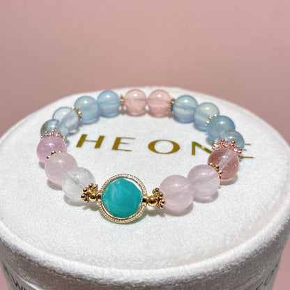 精品*冰種摩根石 x 天河石