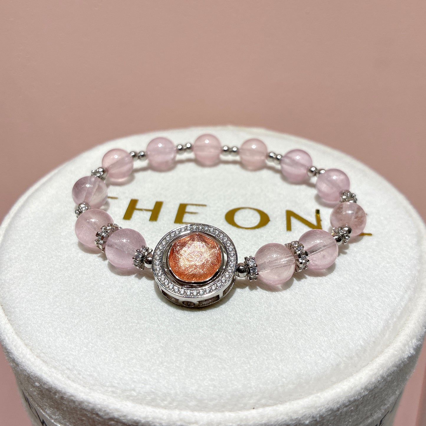 精品*冰種粉摩根石 x 天鐵