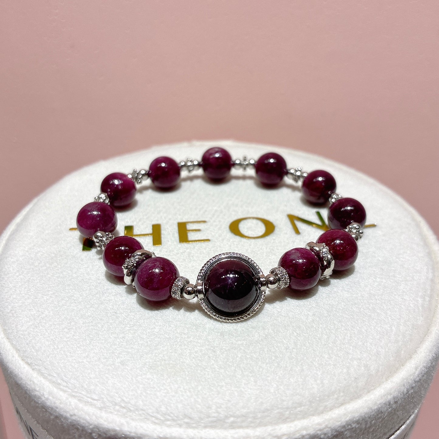 精品*紅碧璽 x 星光石榴石