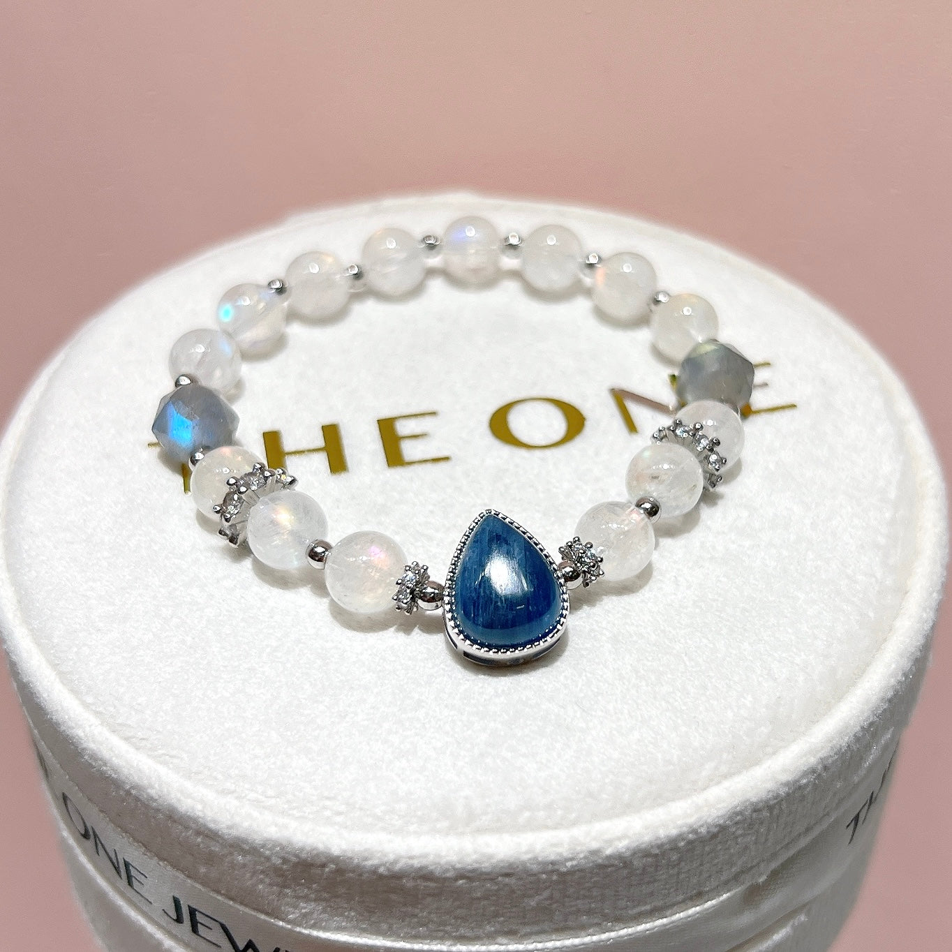 精品*馬島月亮石 x 藍晶石