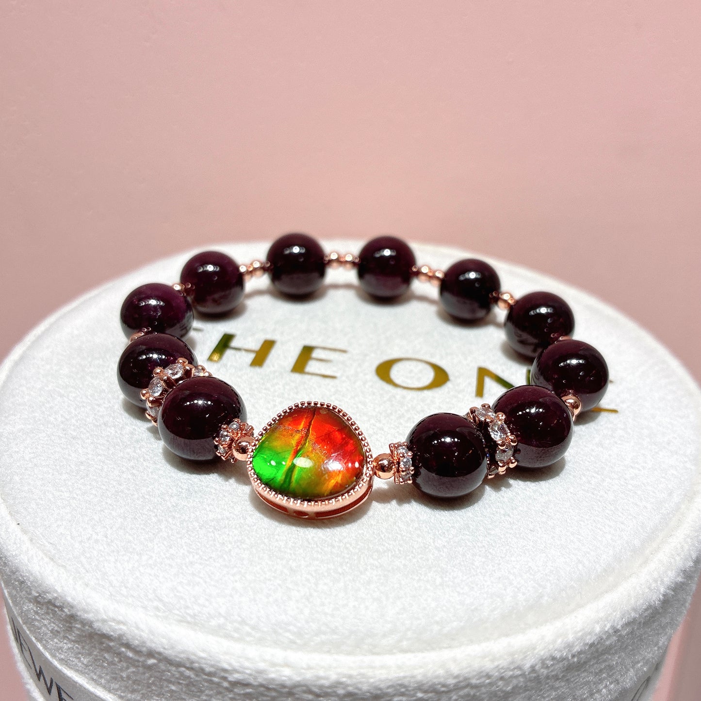 精品*星光石榴石 x 斑彩石