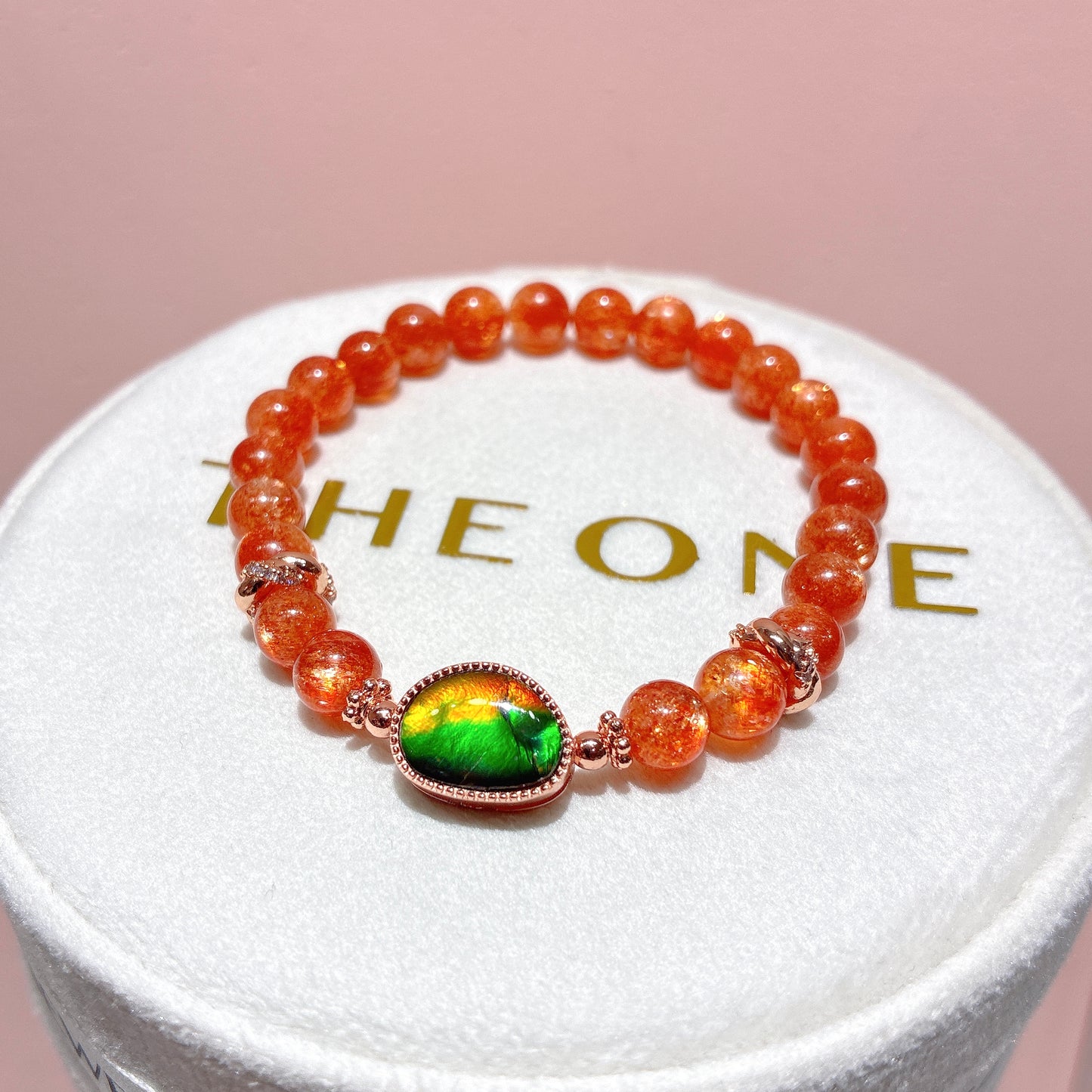 頂級*金草莓太陽石 x 斑彩石