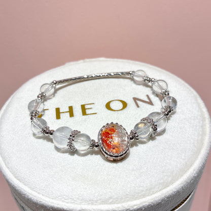 頂級*藍針石 x 錦鯉膠花