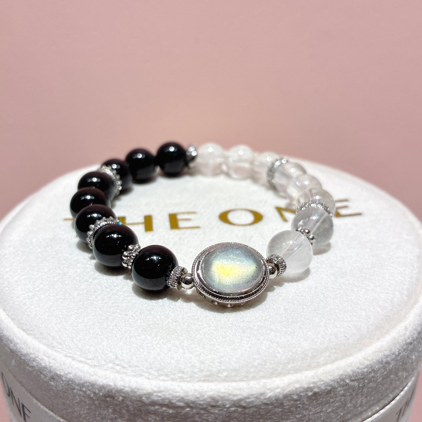 精品*黑碧璽 x 拉長石