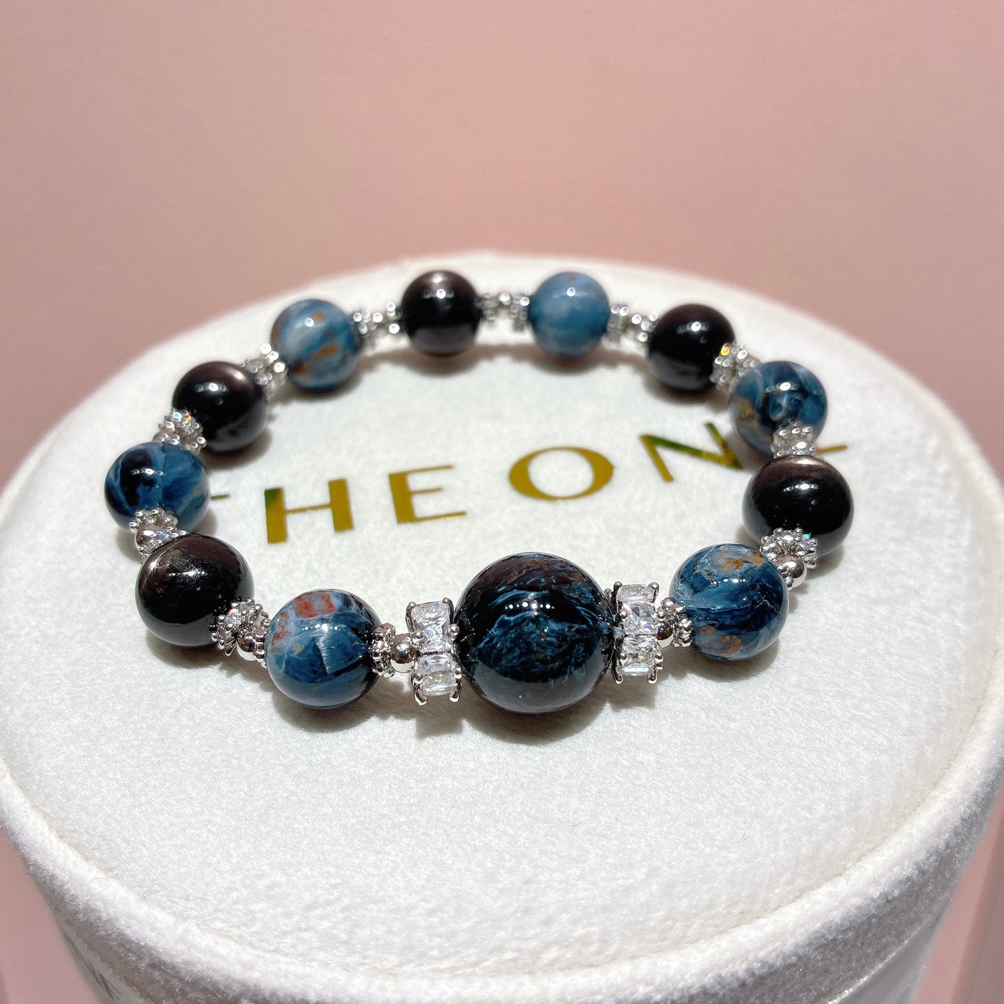 精品*藍彼得石x金運石