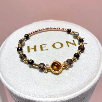 頂級*黑銀鈦 x 黃虎眼