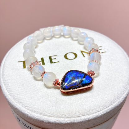 精品*斯里蘭卡月亮石 x 斑彩石