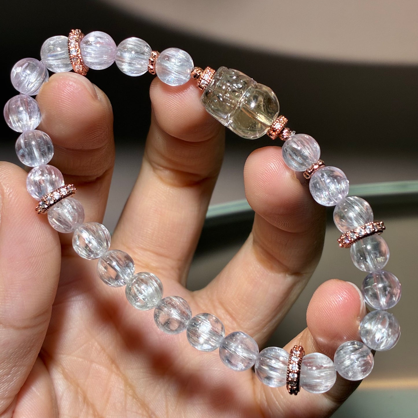 精品*彩鋰輝 x 紫黃晶貔貅