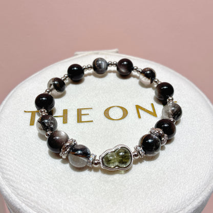 精品*黑銀鈦 x 綠隕石