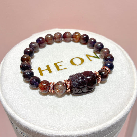 頂級*血滴堇青石 x 堇青貔貅