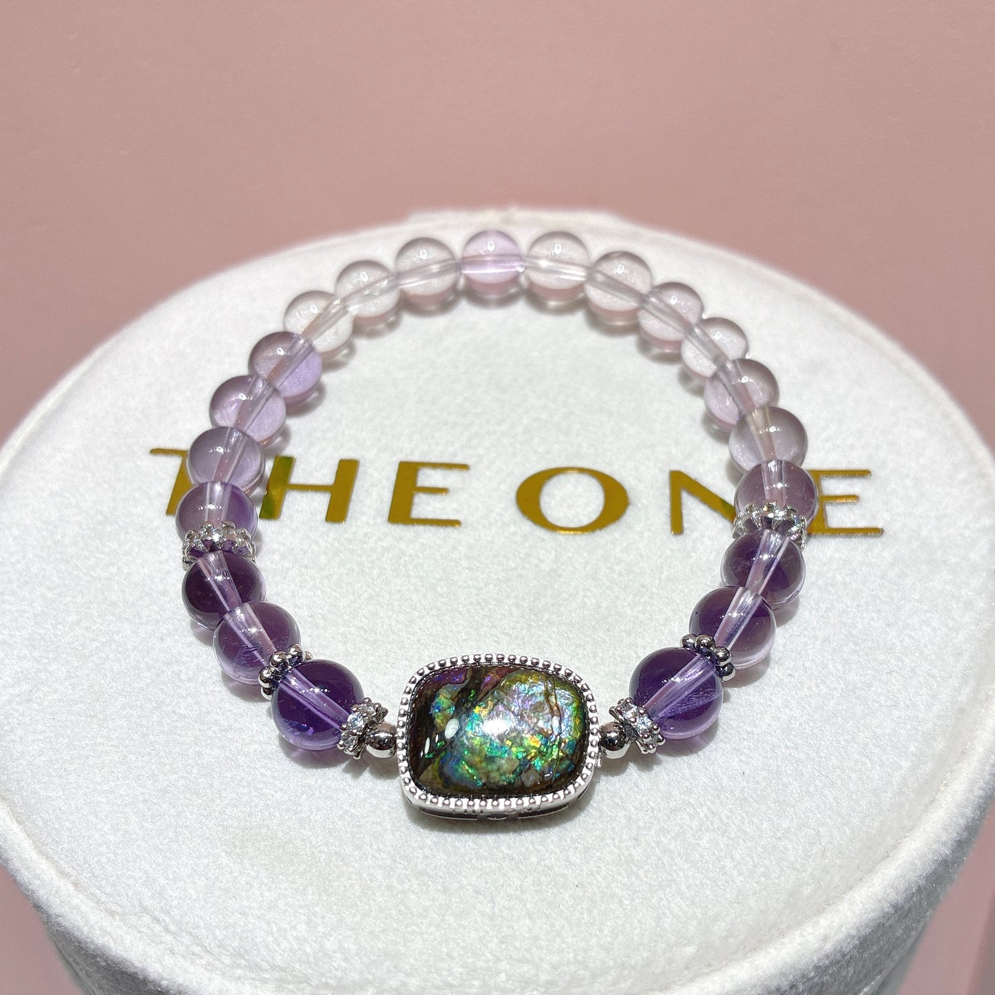 精品*紫水晶 x 斑彩石