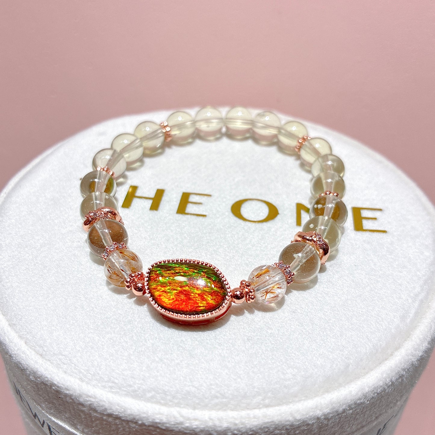 精品*黃金隕石 x 斑彩石