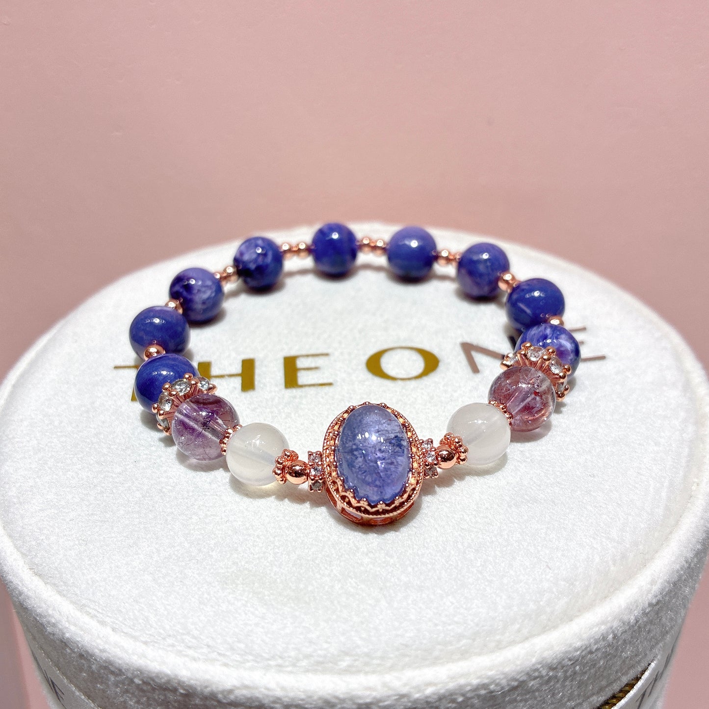 精品*紫龍晶 x 坦桑石