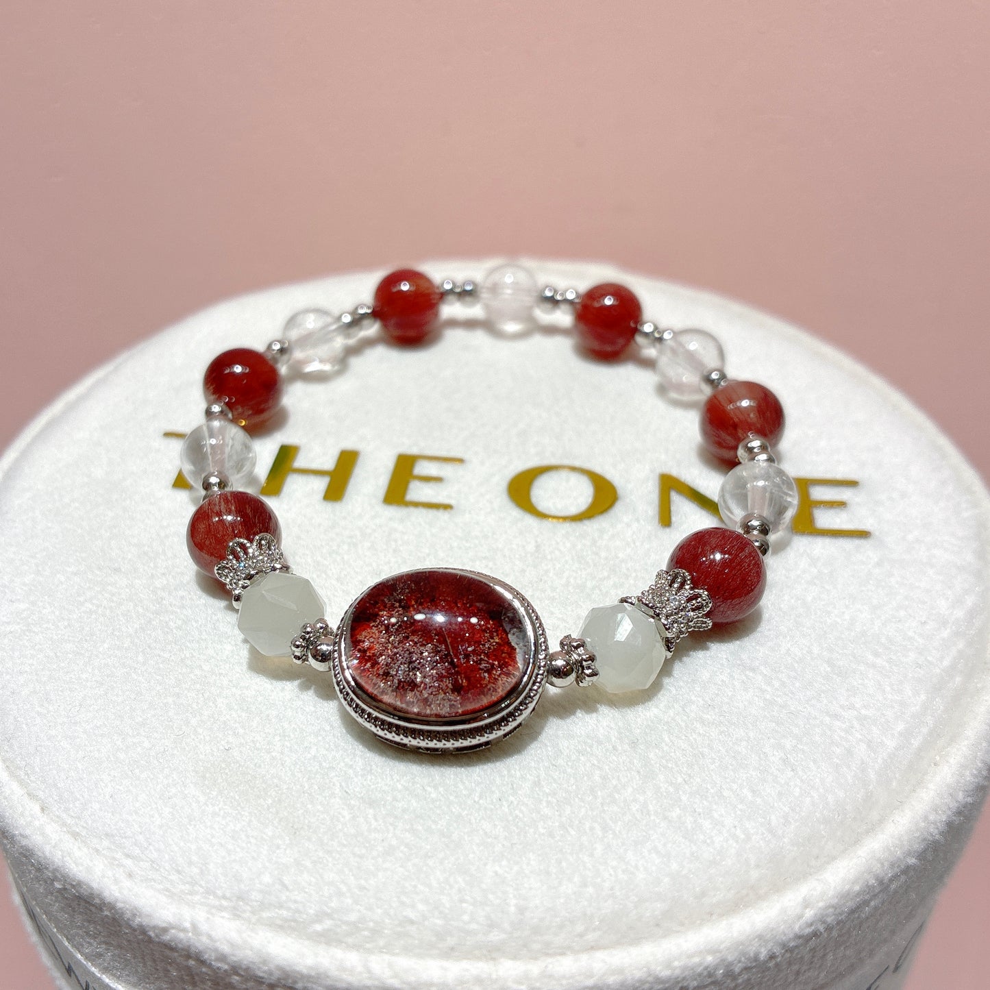 精品*巴西紅順髮晶 x 紅幽靈