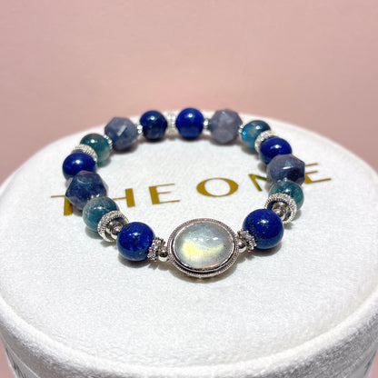 藍晶石共生赤鐵礦 x 拉長石