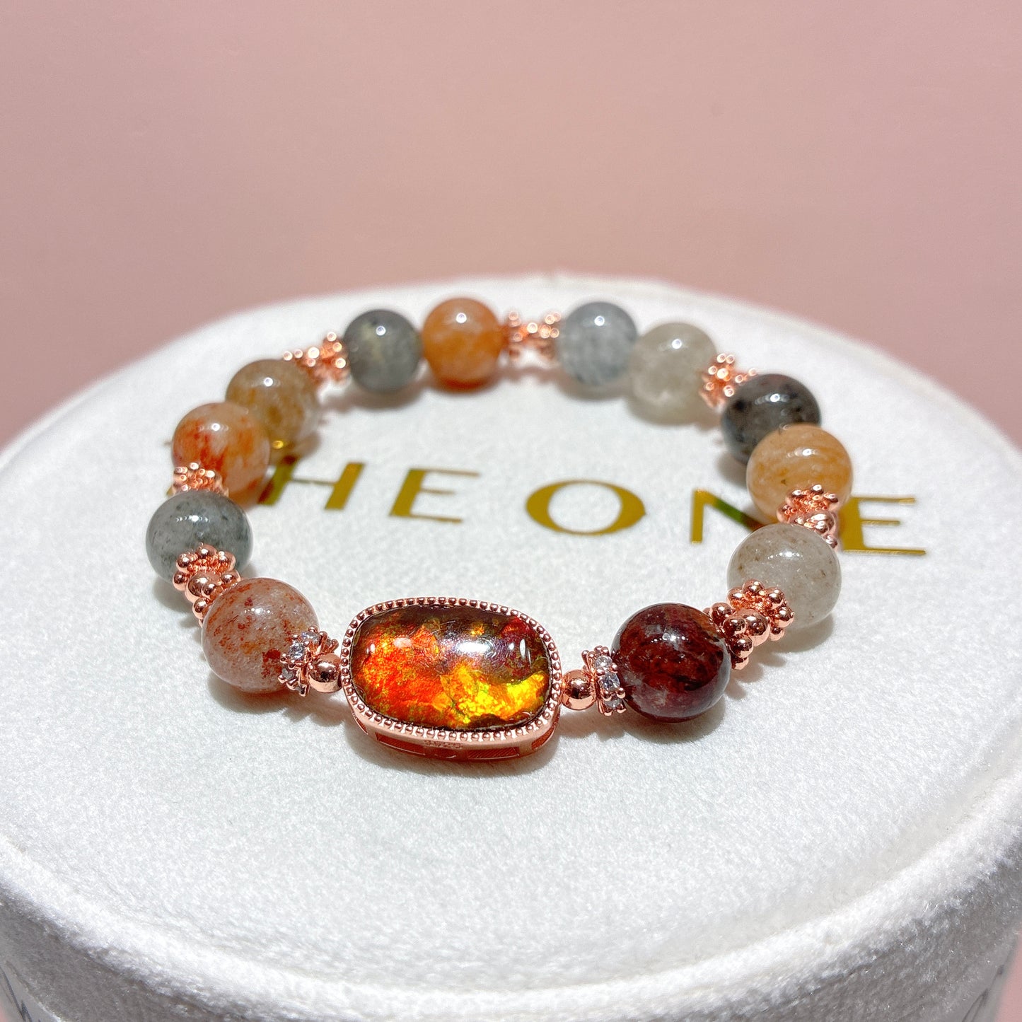 精品*千層彩幽靈 x 斑彩石