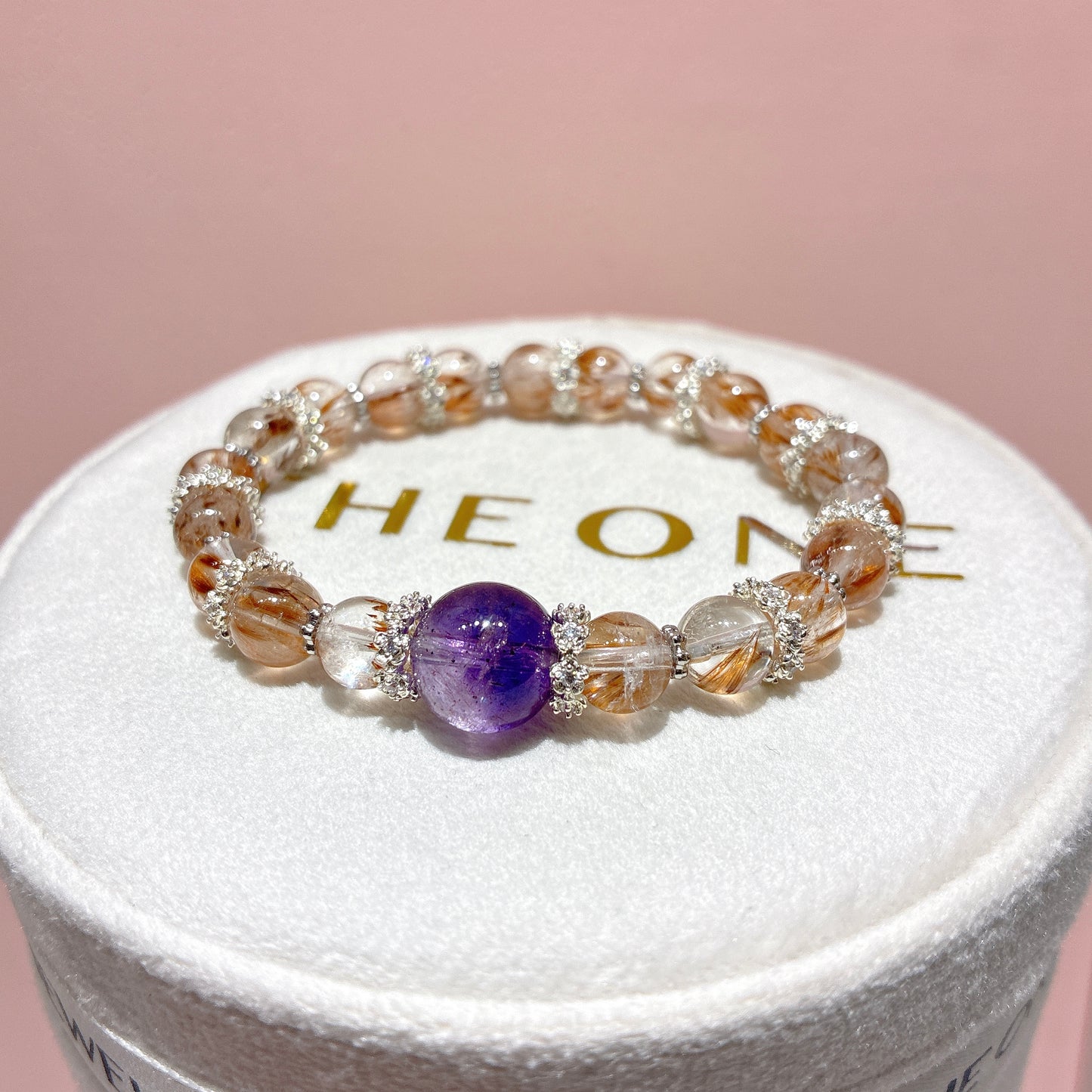 精品*羽毛鈦晶 x 紫超級七