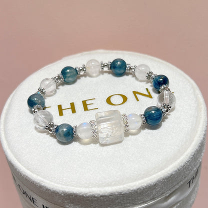 精品*白幽靈 x 藍晶石