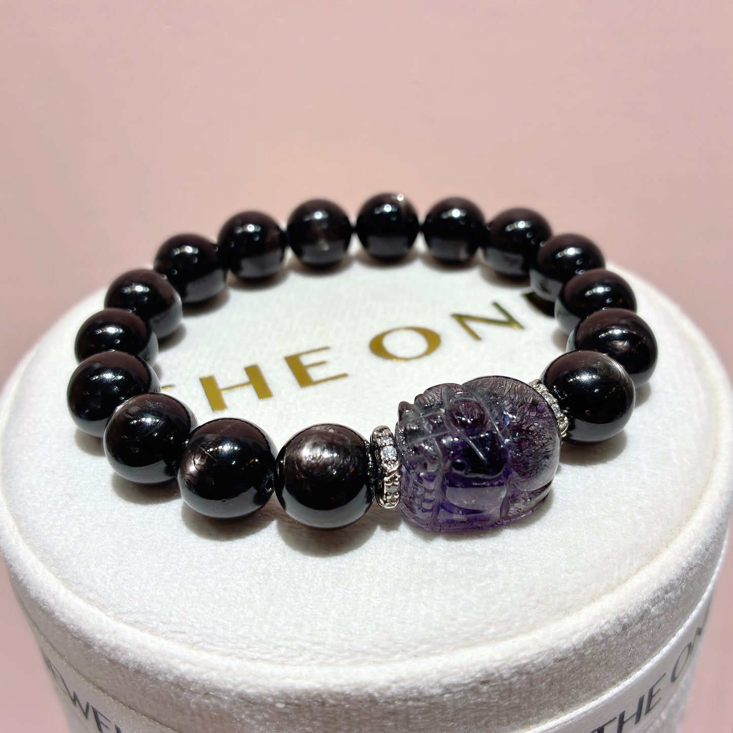 精品*金運石 x 紫超級七貔貅