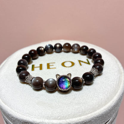 精品*黑金太陽石 x 瑞典天鐵