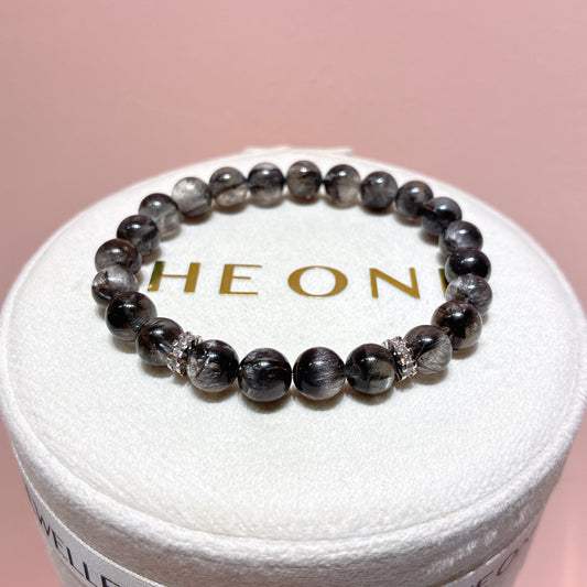 精品*黑銀鈦 8mm