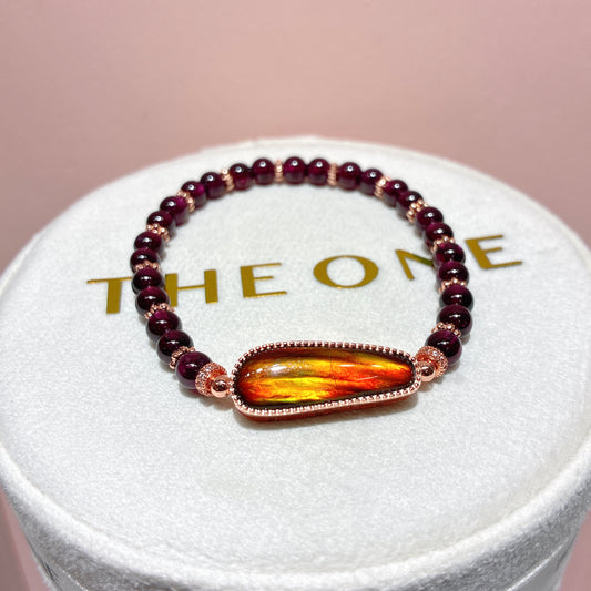 精品*紫牙烏 x 斑彩石