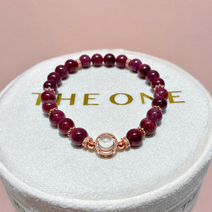 精品*紅碧璽 x 白水月