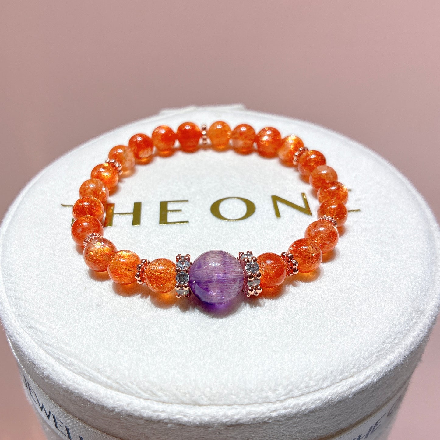 精品*金草莓太陽石 x 紫超級七