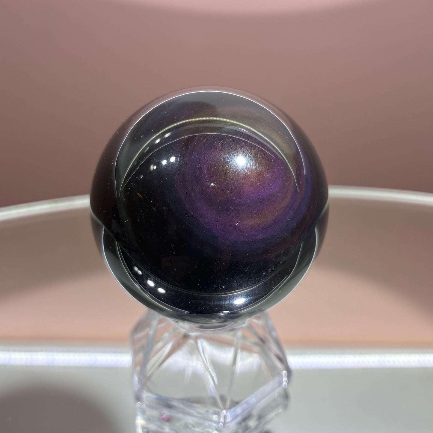 彩曜石水晶球 49.6mm