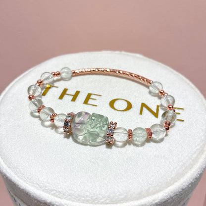 精品*翠幽靈 x 螢石貔貅