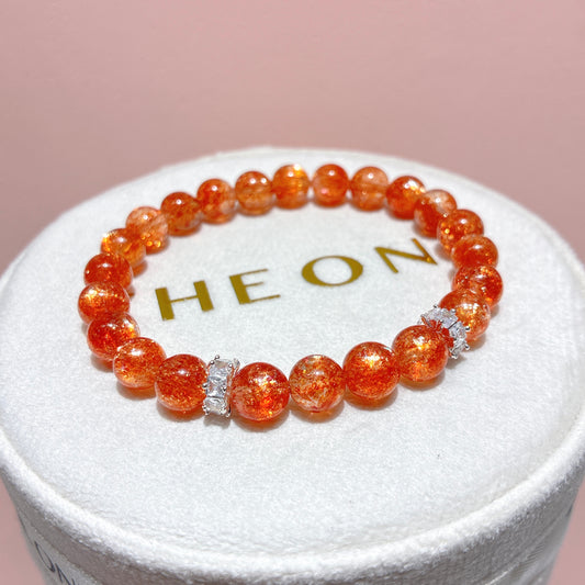 頂級*金草莓太陽石 7.8mm