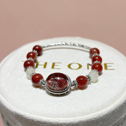 精品*巴西紅順髮晶 x 超幽靈