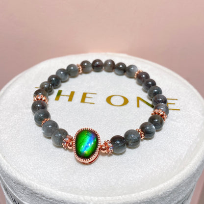 精品*黑星輝骨幹 x 斑彩石