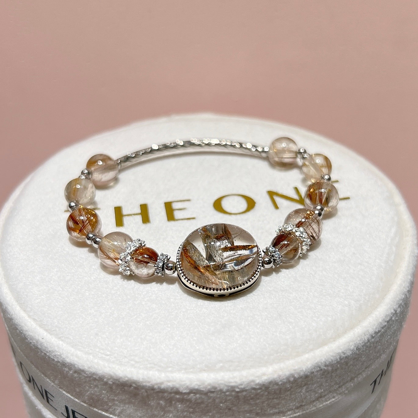 精品*金銅鈦晶 x 髮晶共生雲母