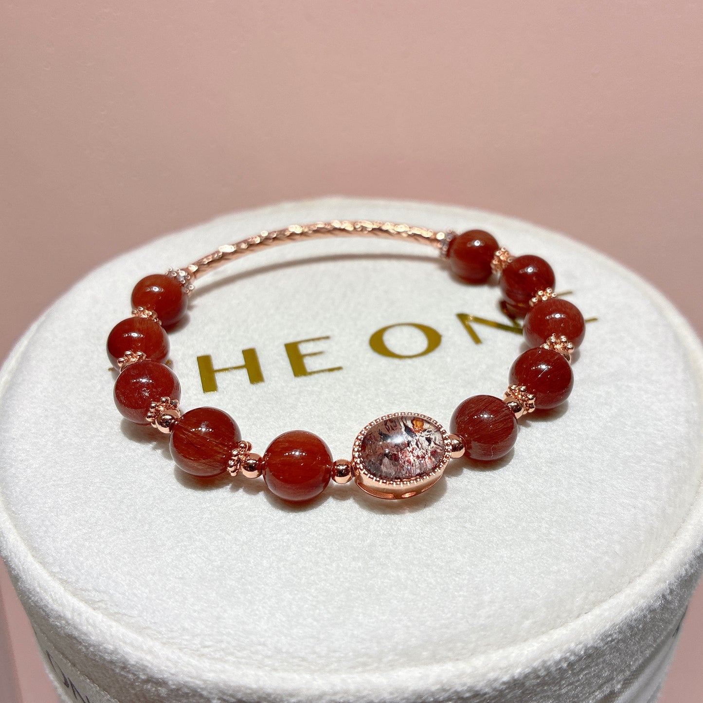 精品*巴西紅順髮晶 x 超級七