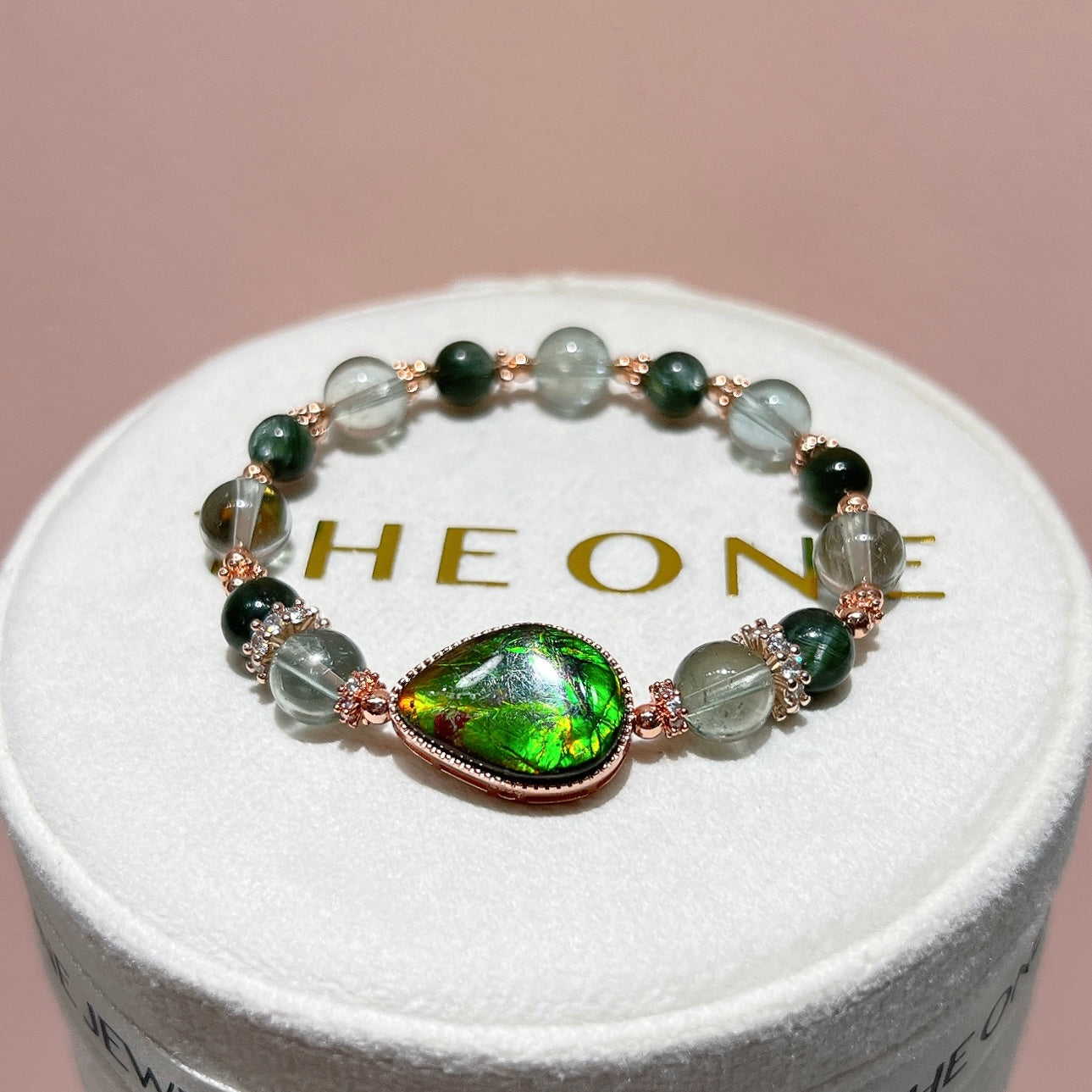 精品*綠柱石 x 斑彩石