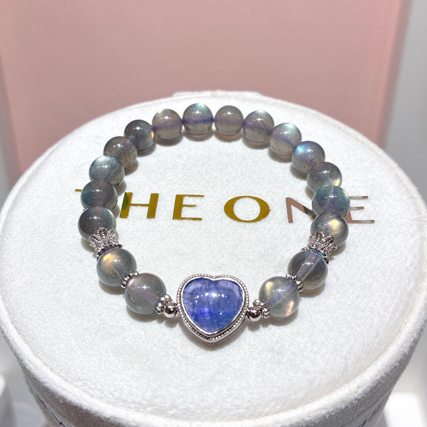 精品*拉長石 x 坦桑石