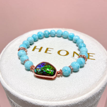 精品*拉利瑪 x 斑彩石