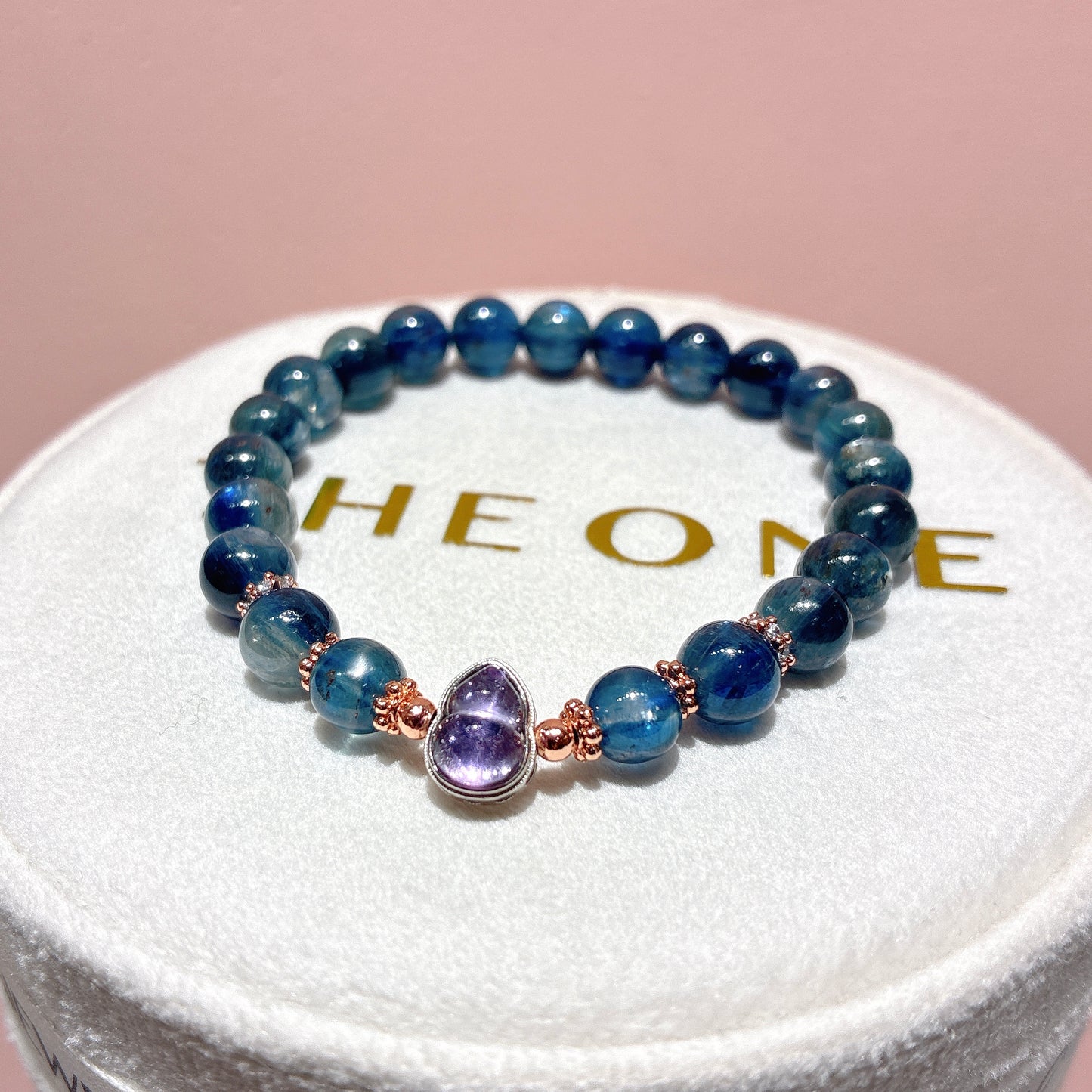 藍晶石共生赤鐵礦 x 紫晶葫蘆