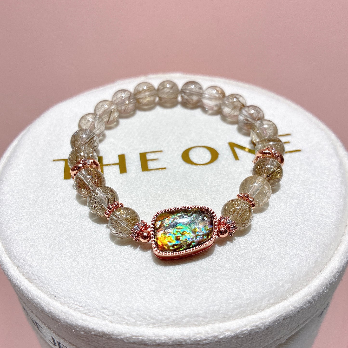 精品*鋼絲魔鬼髮 x 斑彩石