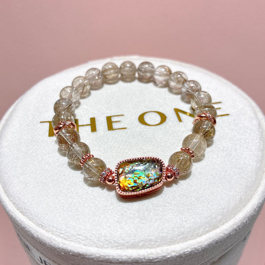 精品*鋼絲魔鬼髮 x 斑彩石