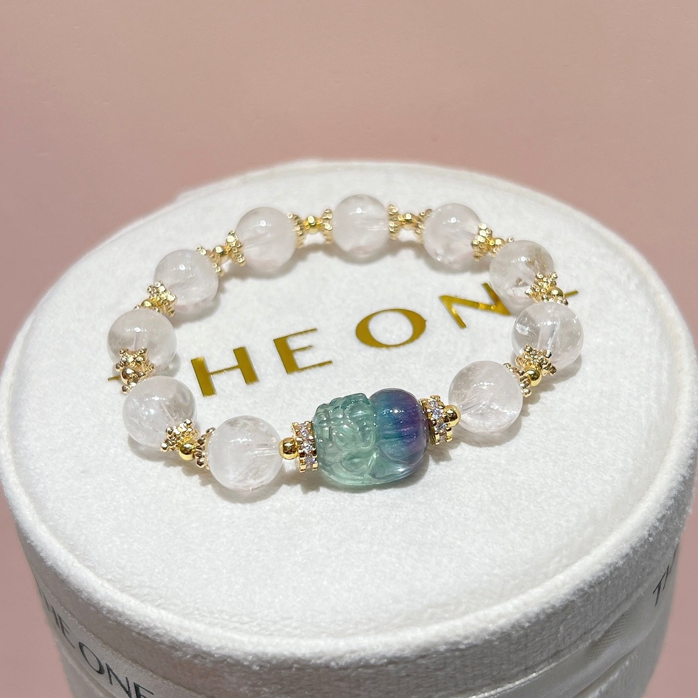 精品*白幽靈 x 螢石貔貅